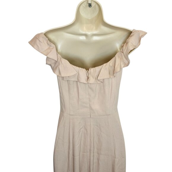Reformation Verbena Maxi Gown in Blush Pink - Size XS - Picture 8 of 10